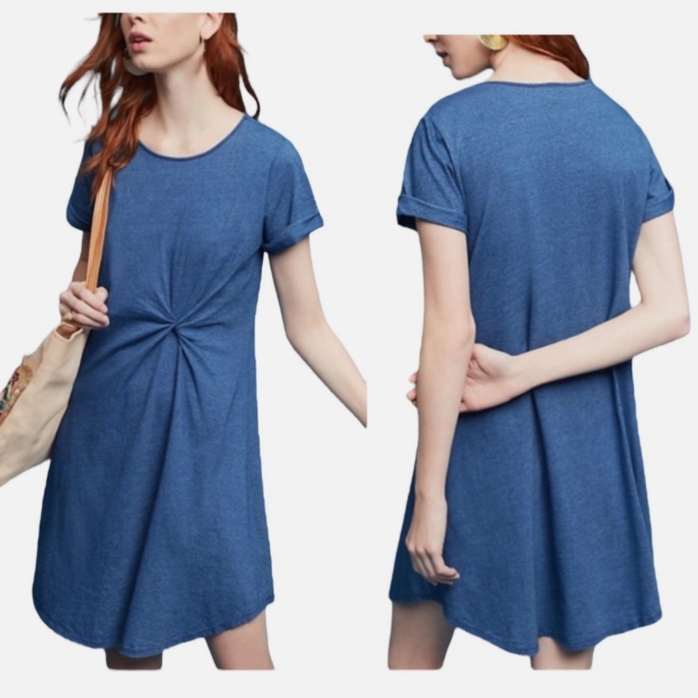 Anthropologie Dress Tie knot tee dress by Holding Horses